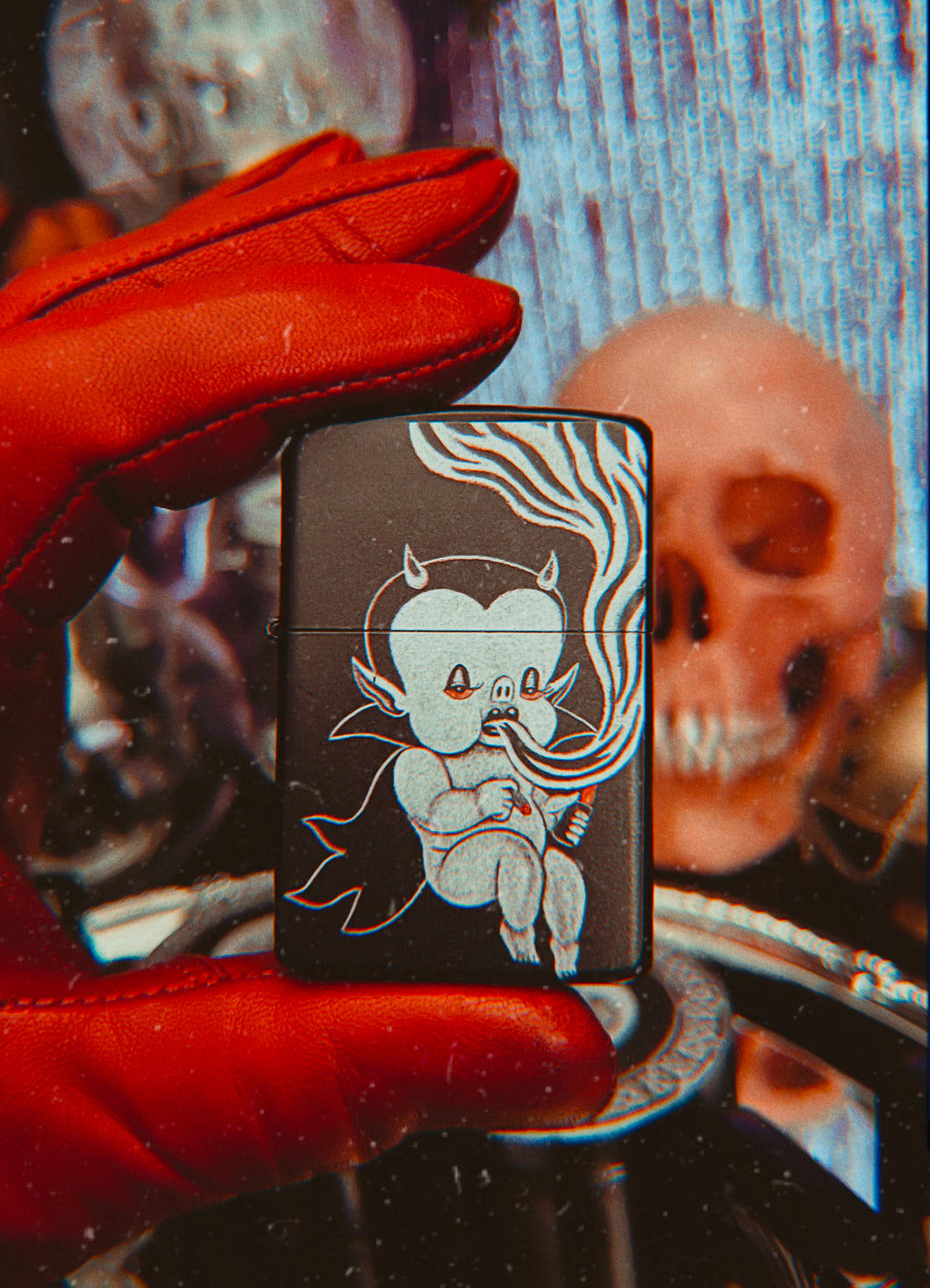 Smoking Cherub Lighter