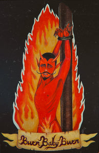 "Burn Baby Burn" signed print
